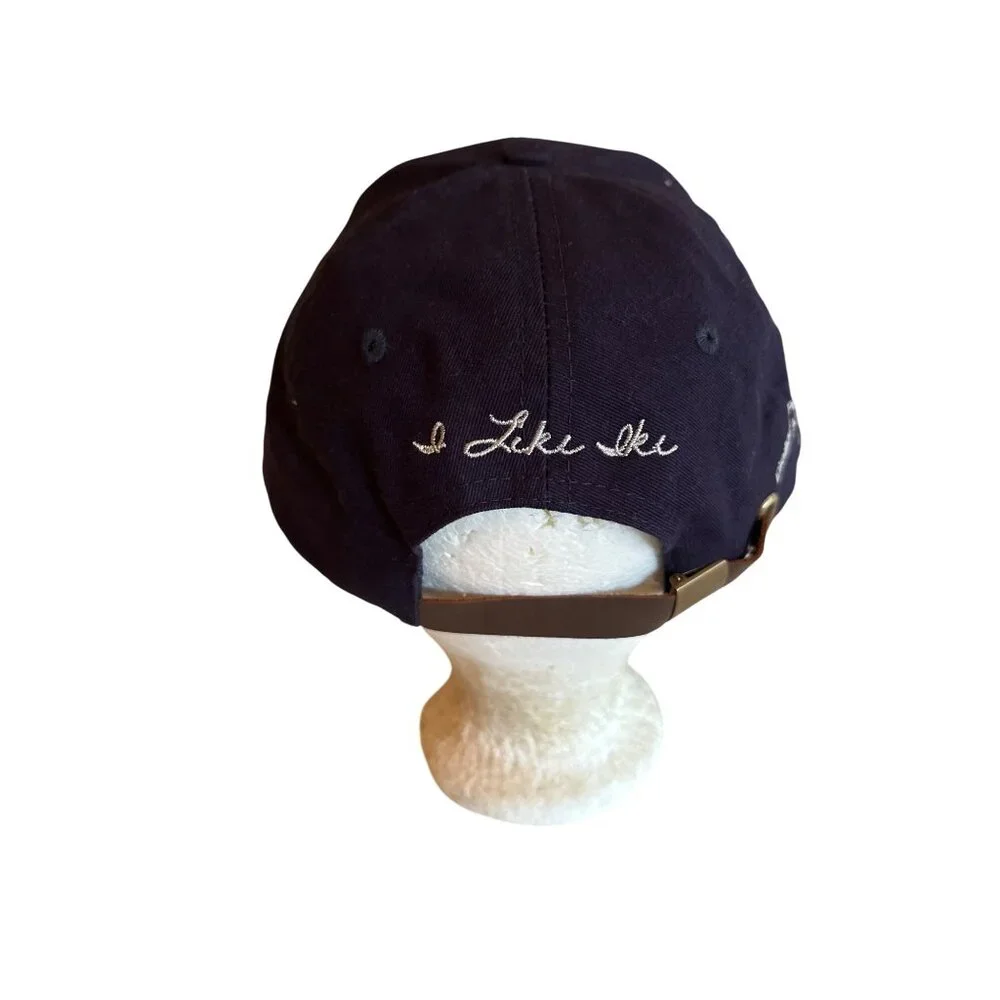 Navy Blue Eisenhower Presidential Library & Museum Adjustable Baseball Cap Cotto